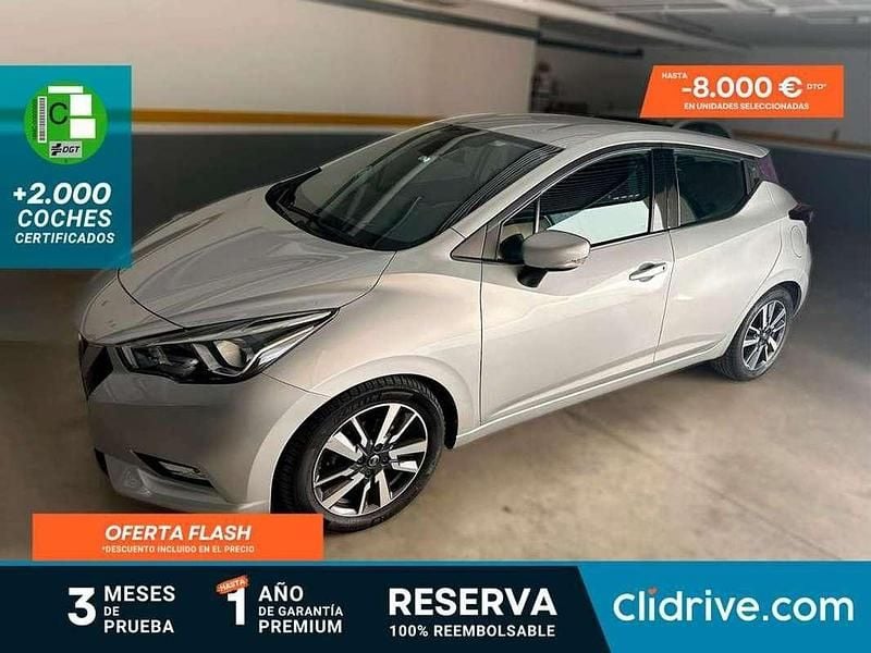 Gris Usado 2018 Nissan Micra Acenta Utilitario | 8990 € (Buen precio) - Imagen 1/3