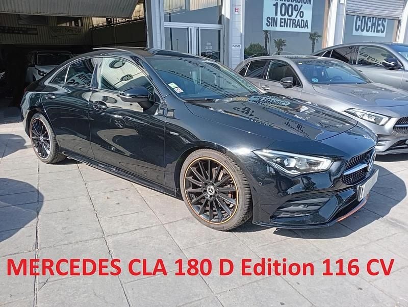 Usado Mercedes CLA180 Edition 1 116 CV (85 kW) 2019 Negro Berlina