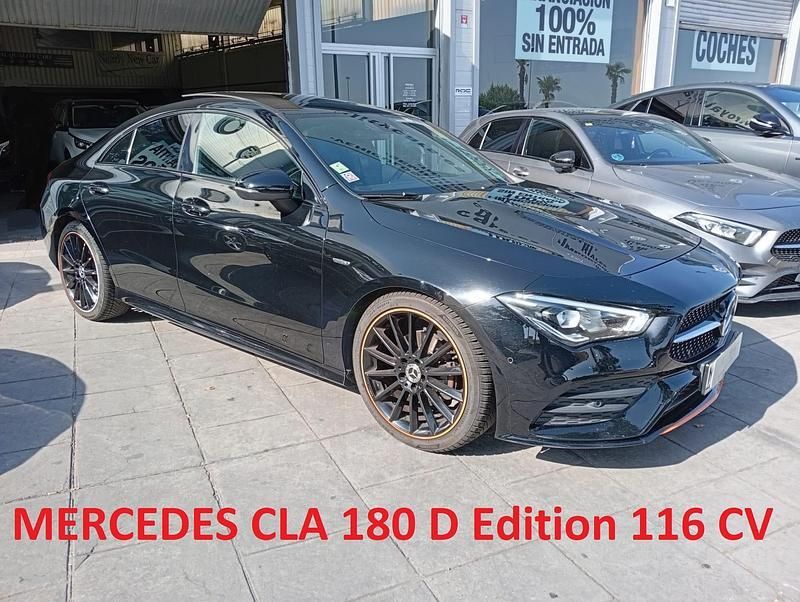 Negro Usado 2019 Mercedes CLA180 Edition 1 Berlina | 31.990 € - Imagen 1/4
