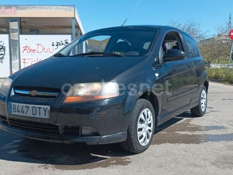 Negro Usado 2006 Chevrolet Kalos Sport Berlina | 1990 € (Buen precio) - Imagen 1/4