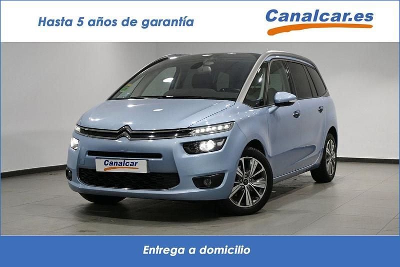 Azul Usado 2015 Citroën Grand C4 Picasso Intensive Monovolumen | 13.990 € (Precio justo) - Imagen 1/4