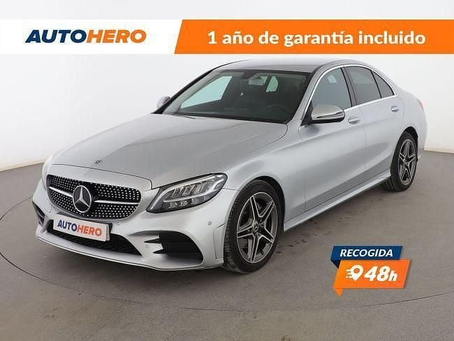 Gris Usado 2019 Mercedes C220 AMG line Berlina | 28.299 € (Precio justo) - Imagen 1/3