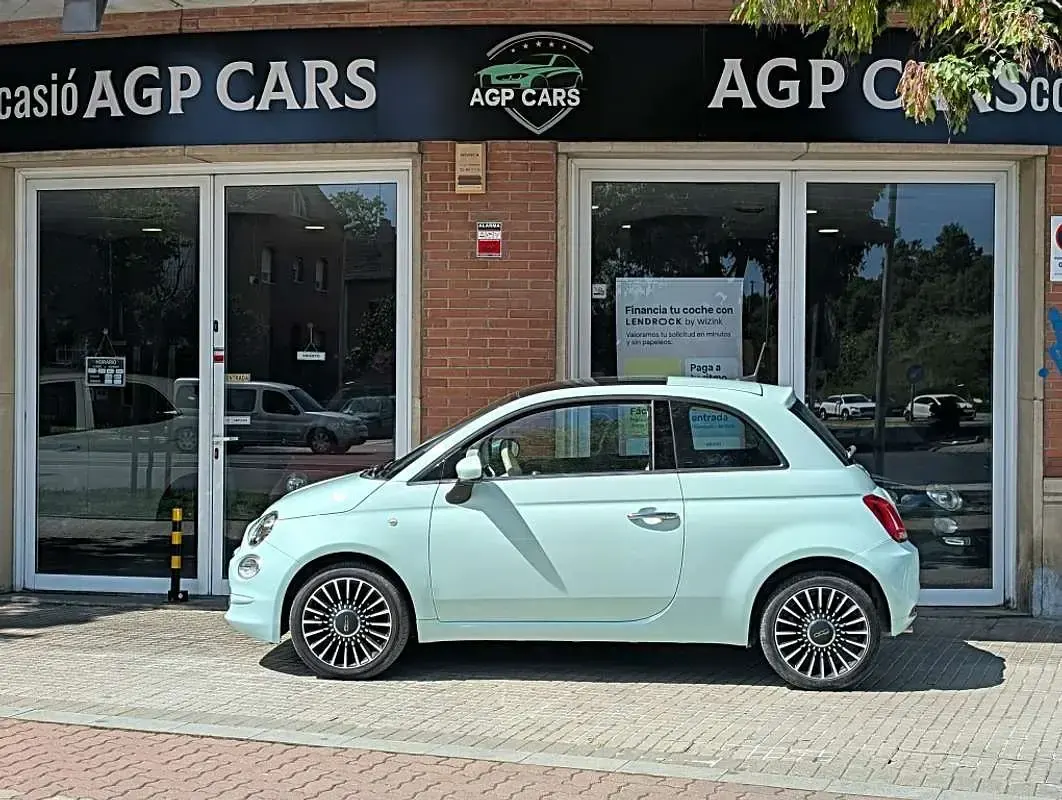 Usado Fiat 500 Lounge 69 CV (50 kW) 2018 Verde Utilitario