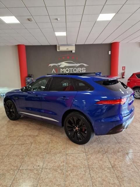 Usado Jaguar F-Pace Pure 300 CV (220 kW) 2015 Azul SUV
