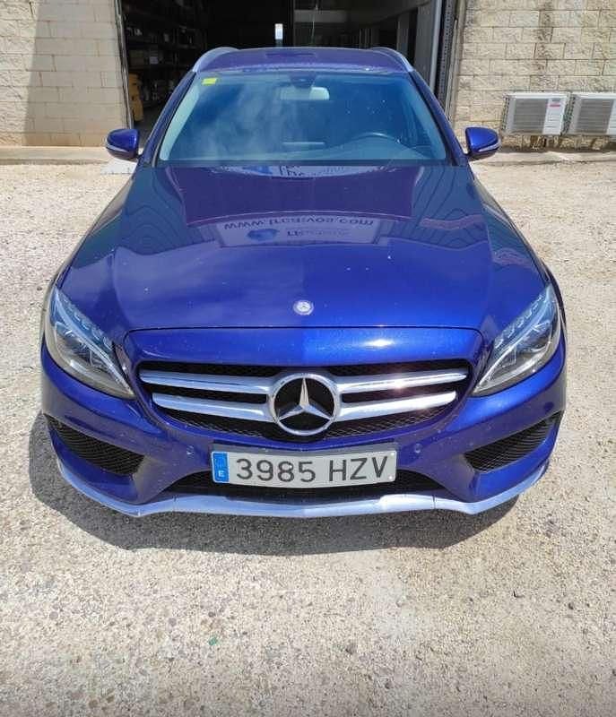 Azul Usado 2014 Mercedes C220 Berlina | 17.500 € (Buen precio) - Imagen 1/4