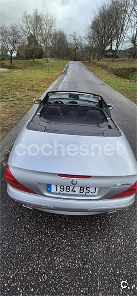 Usado Mercedes SL500 306 CV (225 kW) 2002 Gris / plata Descapotable