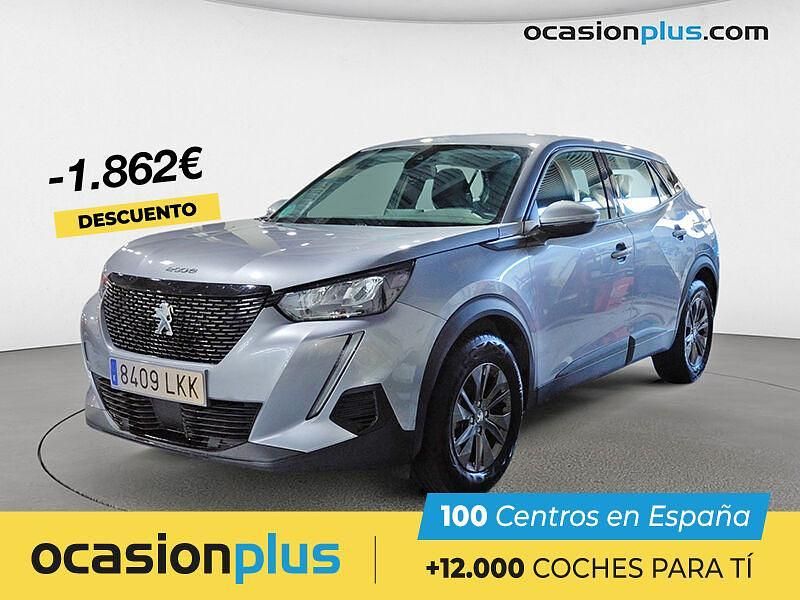 Gris Usado 2020 Peugeot 2008 Active SUV | 20.490 € (Caro) - Imagen 1/4