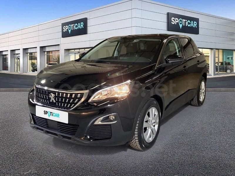 Usado Peugeot 3008 Active 130 CV (95 kW) 2020 Negro SUV