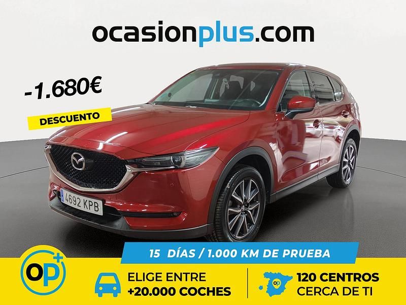 Rojo Usado 2018 Mazda CX-5 SUV | 18.490 € (Precio justo) - Imagen 1/4