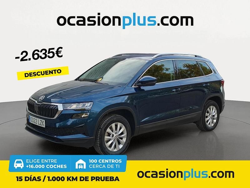 Azul Usado 2022 Skoda Karoq Ambition SUV | 28.990 € (Un poco caro) - Imagen 1/4