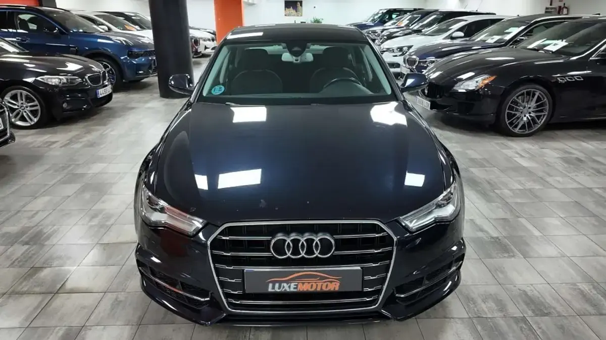 Usado Audi A6 S-Line 190 CV (139 kW) 2017 Azul Berlina