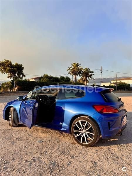 Azul Usado 2017 VW Scirocco R-line Coupe | 14.500 € (Buen precio) - Imagen 1/4