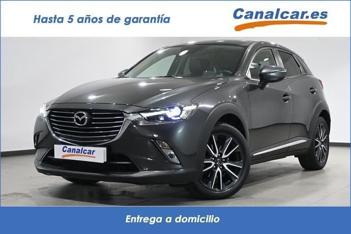 Gris Usado 2018 Mazda CX-3 Luxury SUV | 16.091 € (Precio justo) - Imagen 1/4