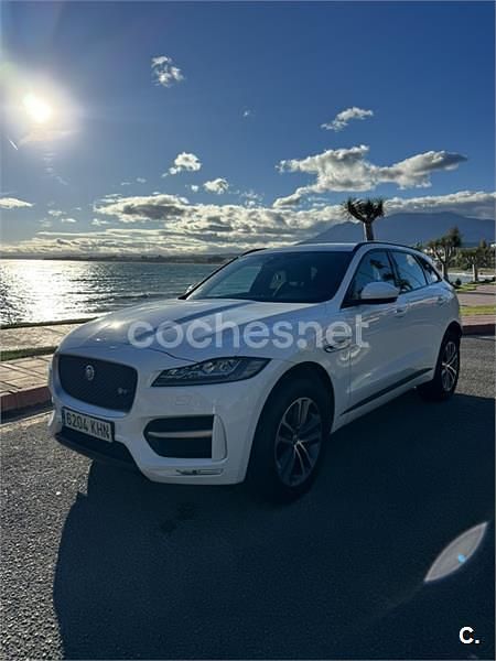 Blanco Usado 2018 Jaguar F-Pace R-Sport SUV | 22.500 € (Precio justo) - Imagen 1/4