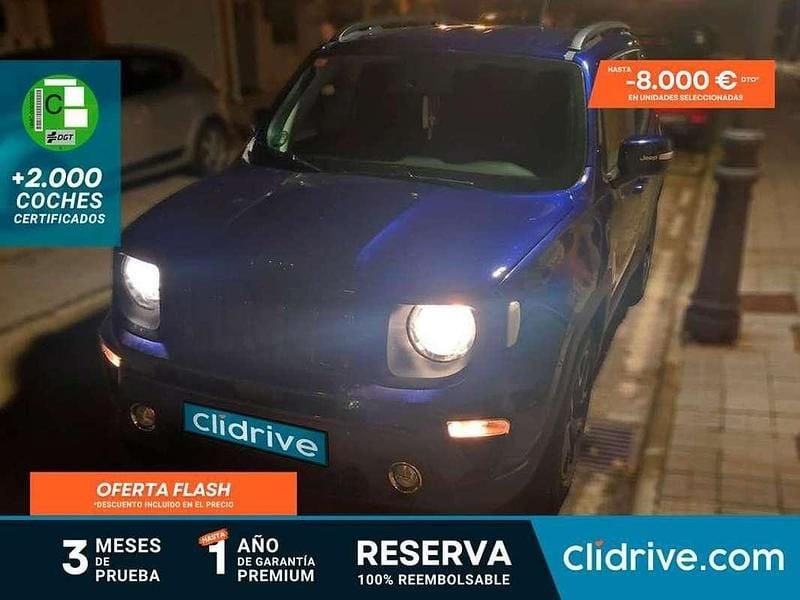 Azul Usado 2019 Jeep Renegade Limited SUV | 14.590 € (Precio justo) - Imagen 1/3