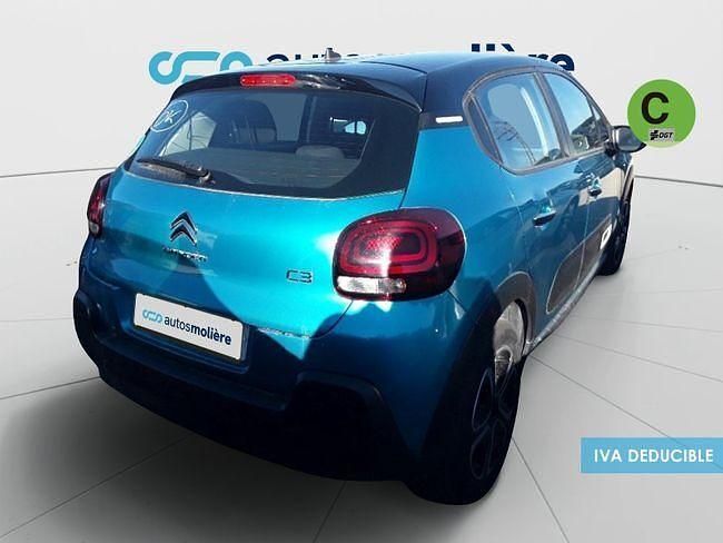 Usado Citroën C3 Feel 83 CV (61 kW) 2022 Azul Utilitario