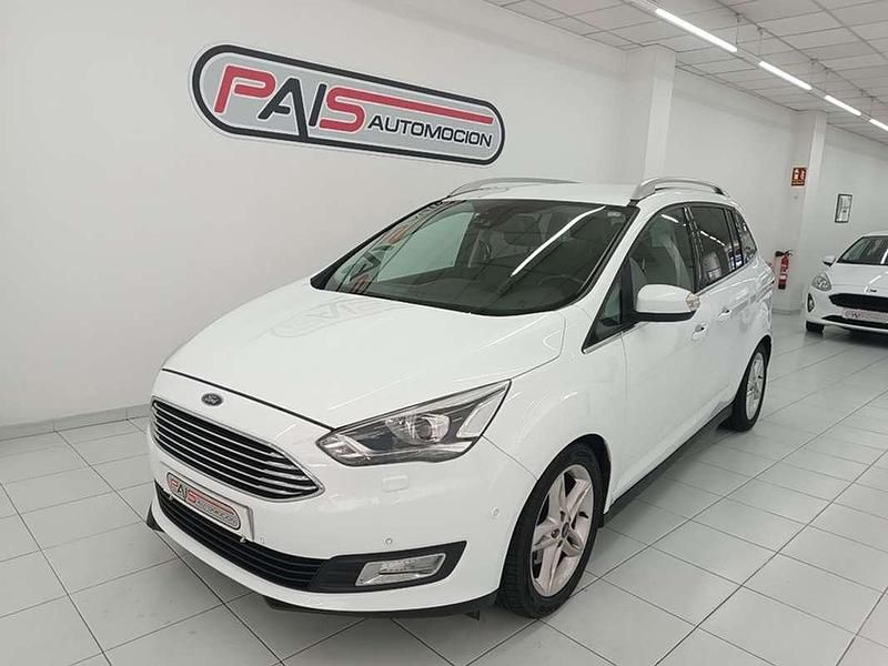 Blanco Usado 2017 Ford C-MAX Titanium Monovolumen | 11.990 € (Un poco caro) - Imagen 1/4