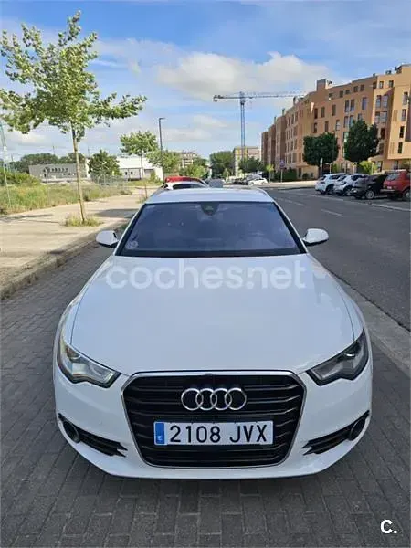 Usado Audi A6 S-Line 204 CV (150 kW) 2013 Blanco Familiar