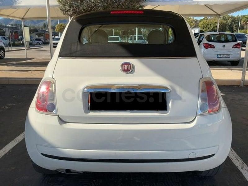 Usado Fiat 500 Lounge 69 CV (50 kW) 2015 Blanco Descapotable