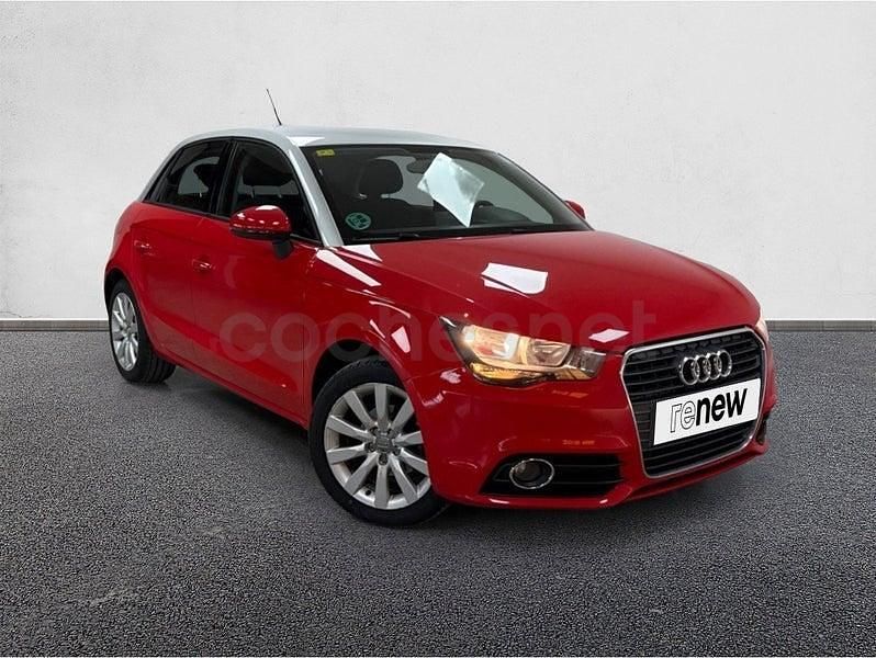 Usado Audi A1 Attraction 86 CV (63 kW) 2013 Rojo Utilitario