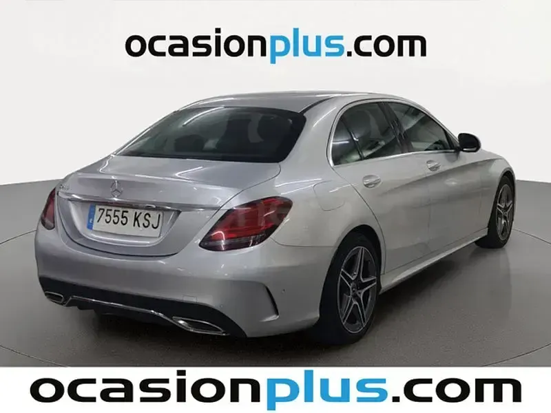 Usado Mercedes C200 184 CV (135 kW) 2018 Gris / plata Berlina