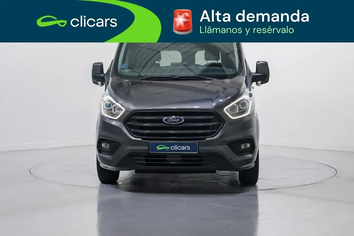 Usado Ford Transit Custom Trend 150 CV (110 kW) 2022 Gris Familiar