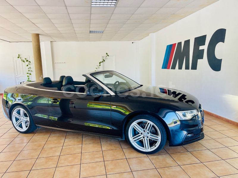 Beige Usado 2014 Audi A5 Cabriolet S-Line Descapotable | 18.500 € (Precio justo) - Imagen 1/4