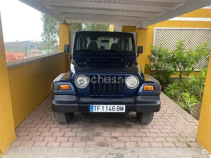 Usado Jeep Wrangler 178 CV (130 kW) 1997 Azul SUV