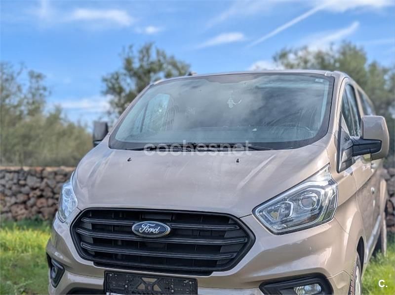 Beige Usado 2021 Ford Transit Custom Nugget Monovolumen | 24.000 € (Precio justo) - Imagen 1/4