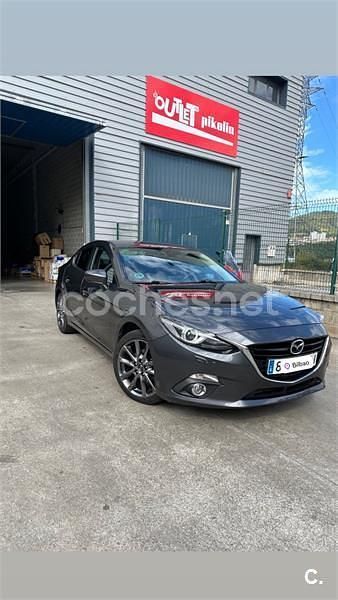 Usado Mazda 3 Luxury 150 CV (110 kW) 2013 Gris / plata Berlina