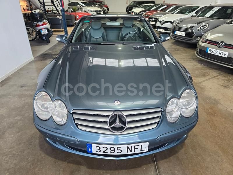 Usado Mercedes SL500 306 CV (225 kW) 2003 Azul Descapotable