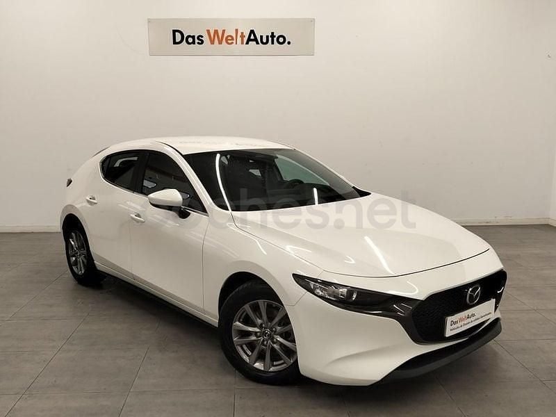 Usado Mazda 3 Prime-Line 140 CV (102 kW) 2025 Blanco Berlina