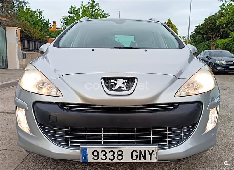 Usado Peugeot 308 SW Sport 120 CV (88 kW) 2009 Gris / plata Familiar