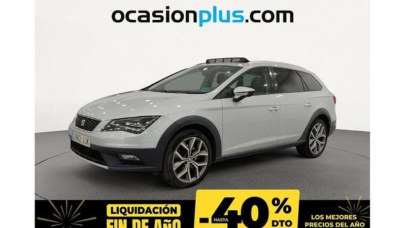 Plateado Usado 2015 Seat Leon ST FR Familiar | 12.028 € (Buen precio) - Imagen 1/4