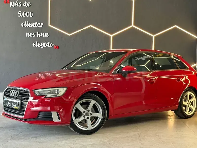 Usado Audi A3 Sport 150 CV (110 kW) 2017 Rojo Berlina