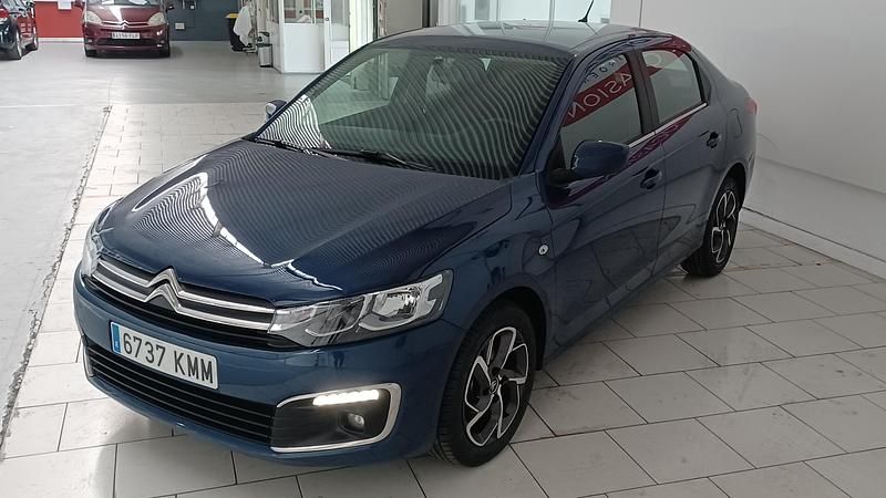 Usado Citroën C-Elysee I Shine 100 CV (73 kW) 2018 Azul Berlina