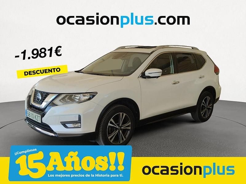 Blanco Usado 2019 Nissan X-Trail N-Connecta SUV | 21.800 € (Precio justo) - Imagen 1/4
