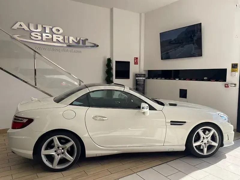 Usado Mercedes SLK250 204 CV (150 kW) 2013 Blanco Descapotable