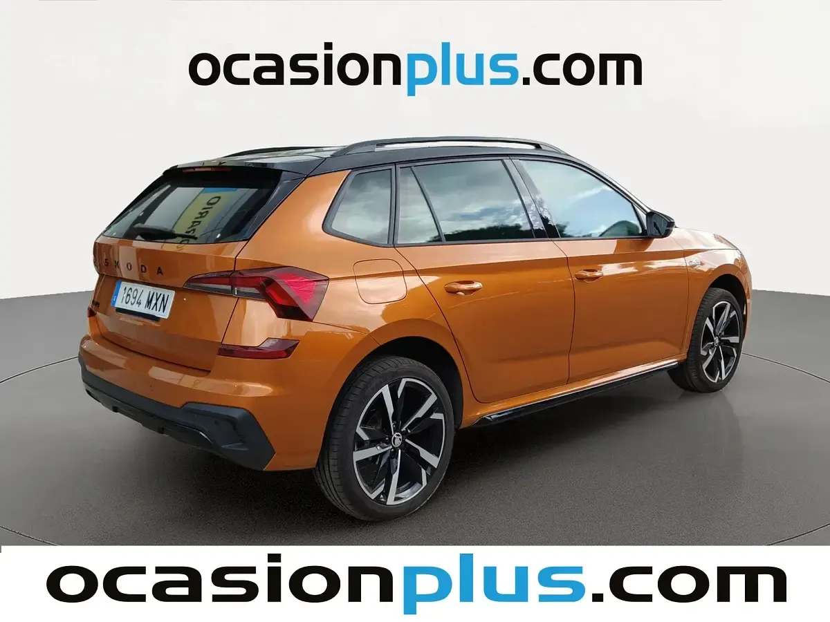 Usado Skoda Kamiq Monte Carlo 150 CV (110 kW) 2024 Naranja SUV