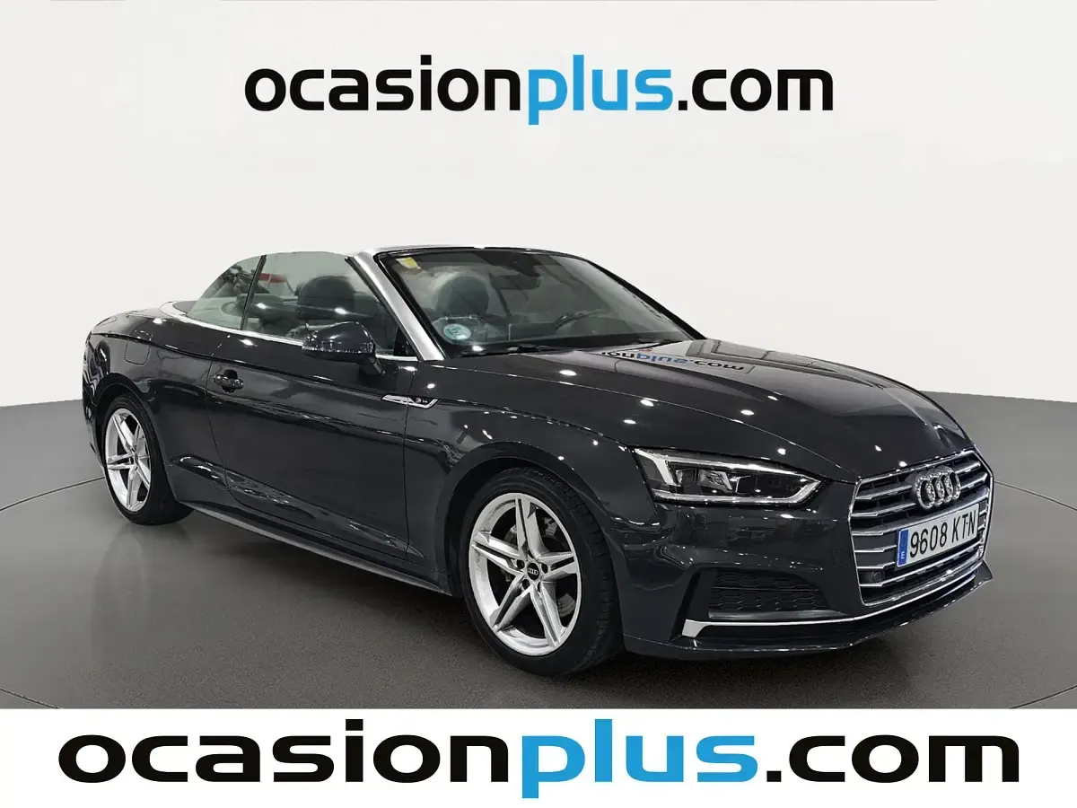 Usado Audi A5 Cabriolet S-Line 190 CV (139 kW) 2019 Gris Descapotable