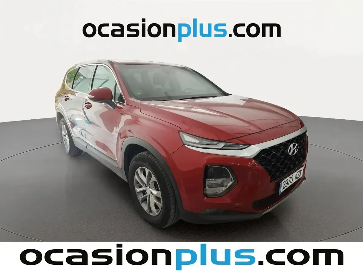 Usado Hyundai Santa Fe 150 CV (110 kW) 2019 Rojo SUV