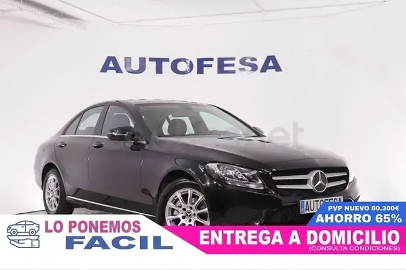Usado Mercedes C200 160 CV (117 kW) 2021 Negro Berlina