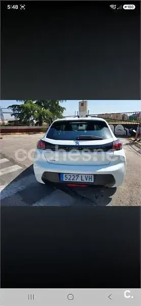 Usado Peugeot 208 Active 100 CV (73 kW) 2021 Blanco Utilitario