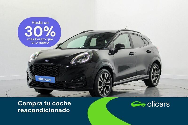 Negro Usado 2022 Ford Puma ST-Line SUV | 18.490 € (Precio justo) - Imagen 1/4