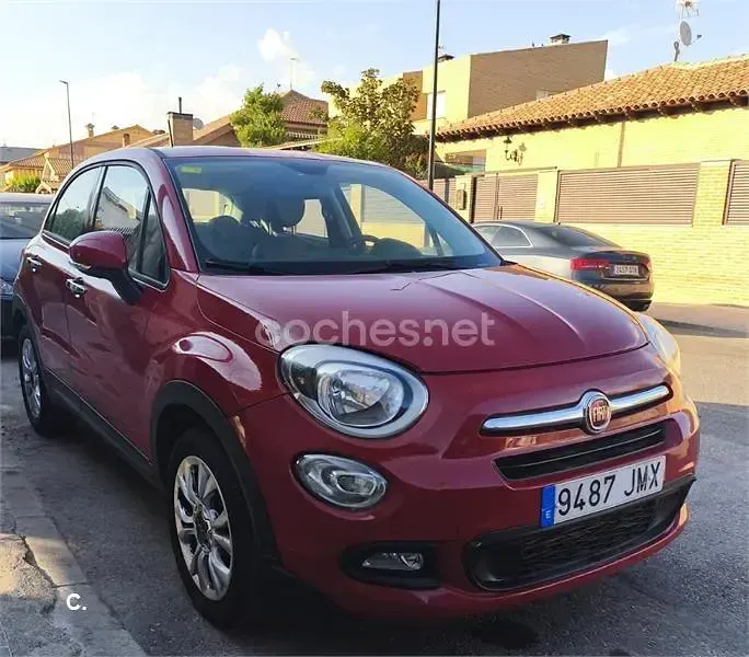 Usado Fiat 500X Pop 95 CV (69 kW) 2016 Rojo SUV