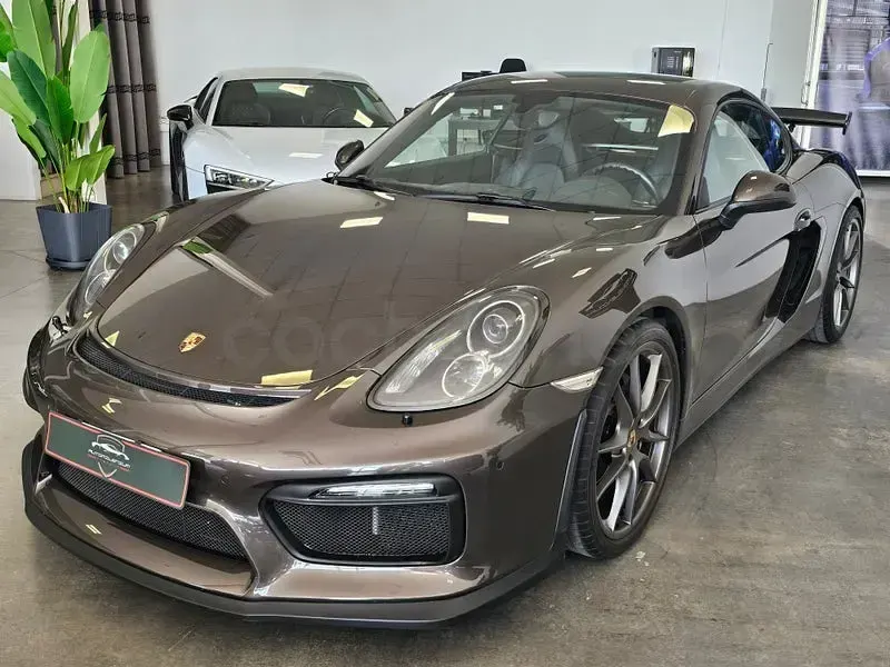Usado Porsche Cayman 275 CV (202 kW) 2014 Gris / plata Coupe