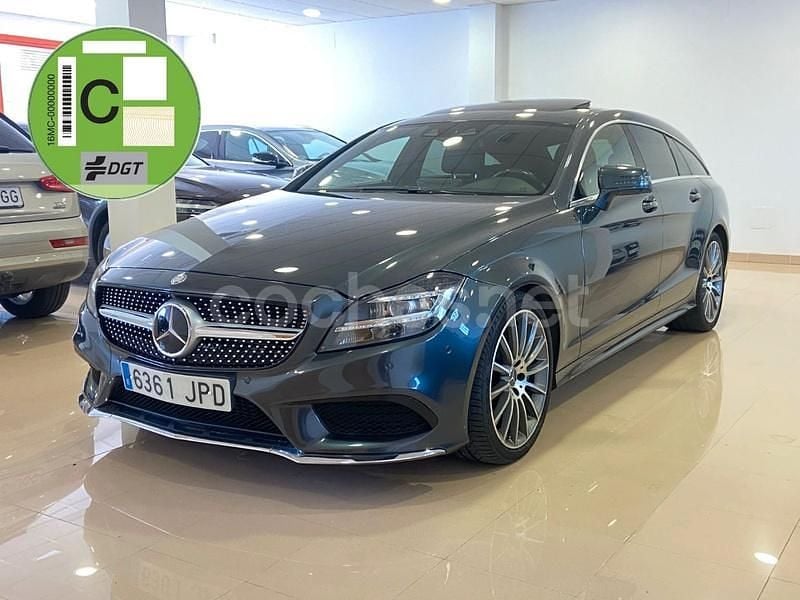 Gris / plata Usado 2016 Mercedes CLS350 Shooting Brake Familiar | 29.990 € - Imagen 1/4