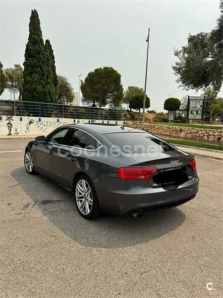 Usado Audi A5 Sportback S-Line 177 CV (130 kW) 2017 Gris / plata Utilitario