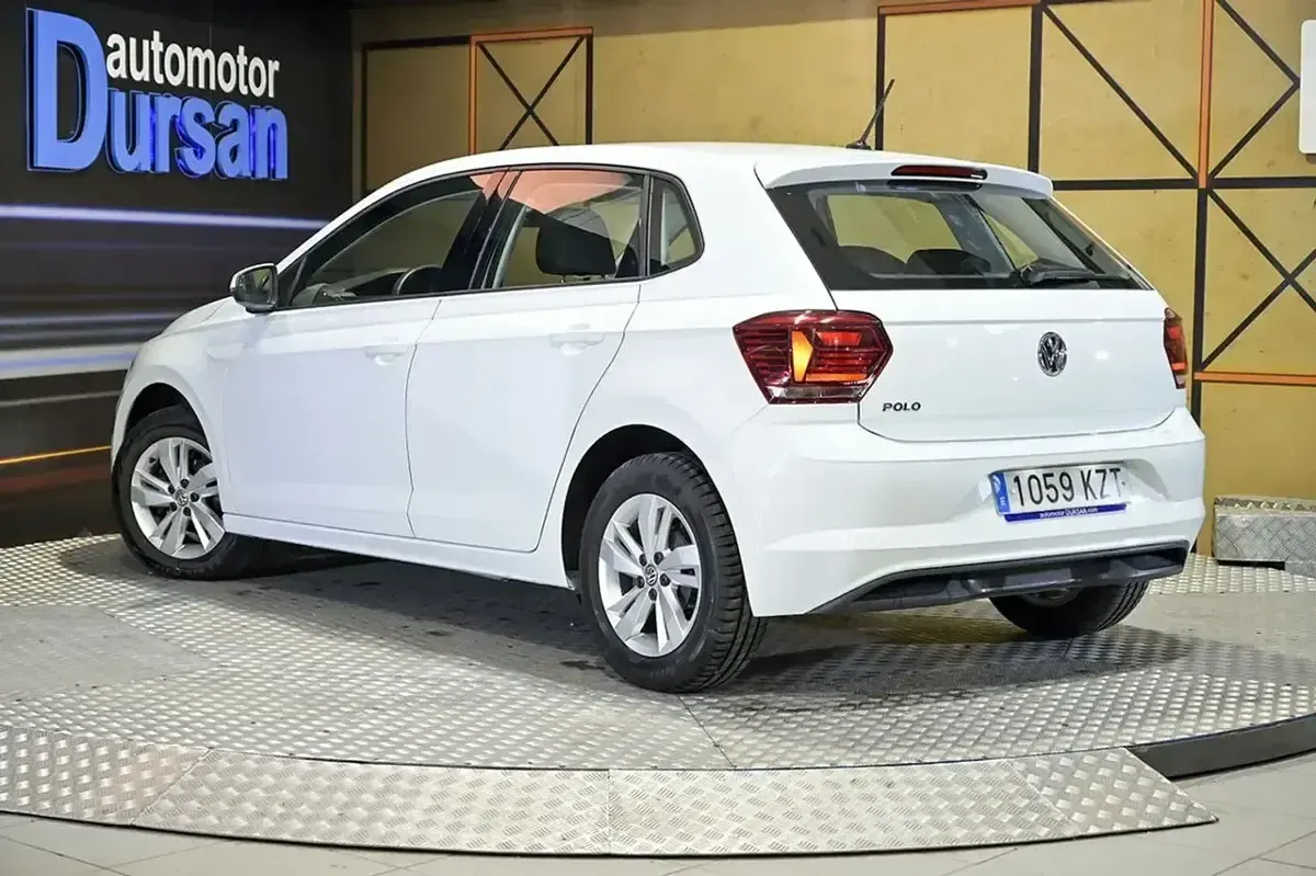 Begagnad VW Polo Advance 95 HK (69 kW) 2019 Vit Sedan