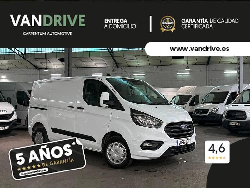 Blanco Usado 2022 Ford Transit Custom Van | 17.900 € (Precio justo) - Imagen 1/4